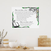 Leer me op de Heer Poster (Keuken)