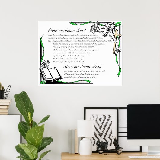 Leer me op de Heer Poster (Thuiskantoor)