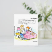 Leer Me Satire Lezen Papa Grappig Briefkaart (Staand voorkant)