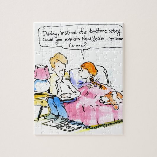 Leer Me Satire Lezen Papa Grappig Legpuzzel (Verticaal)