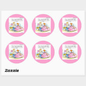 Leer me satire lezen papa grappig ronde sticker (Vel)