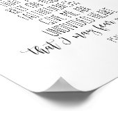 Leer me Uwe Heer, psalm 86:11 Poster (Hoek)