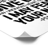 Leer me Uwe Heer, psalm 86:11 Poster (Hoek)