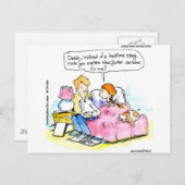 Leer me voor Satire Papa Funny Briefkaart (Voorkant / Achterkant)