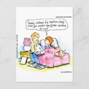 Leer me voor Satire Papa Funny Briefkaart