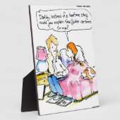 Leer me voor Satire Papa Funny Fotoplaat (Zijkant)