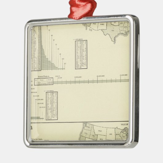 Leer Metalen Ornament (Links)