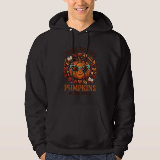 Leer Moppertjes Patch Halloween Zonnebril_1 Hoodie (Voorkant)