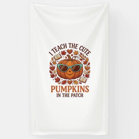 Leer Moppertjes Patch Halloween Zonnebril_1 Spandoek (Verticaal)