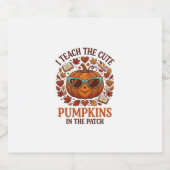 Leer Mopshagedis Patch Halloween Zonnebril_1 Sparkling Wijnetiket (Enkel label)