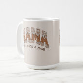 Leer n' Lace Country Varsity Style Mama Koffiemok (Voorkant links)