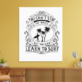 Leer naar Surf Canvas Afdruk (Insitu (Woonkamer))