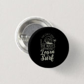 Leer naar Surf Ronde Button 3,2 Cm (Voorkant /achterkant)