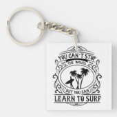 Leer naar Surf Sleutelhanger (voorkant)