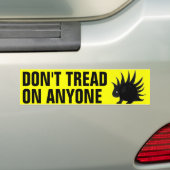 Leer niet op iemand bumpersticker (Op auto)