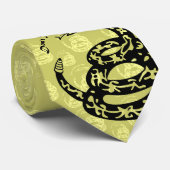 Leer niet op mijn Stropdas met meerdere afbeelding (Opgerold)