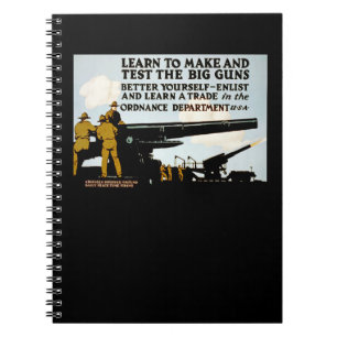 Leer om de Grote Pistolen te maken en te testen! Notitieboek