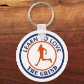 Leer om van de dagelijkse sleur te houden tijdens  sleutelhanger (Voorkant)