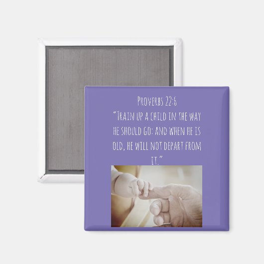 Leer omhoog een Kind van de Bijbel Magnet van het  (Voorkant / Achterkant)