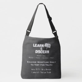 Leer & ontdek Boekentas | Monogram | Gepersonalise Crossbody Tas