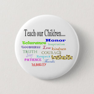 Leer onze kinderen ronde button 5,7 cm