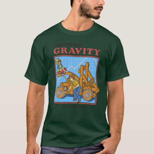 Leer over Gravity-vrienden T-shirt (Voorkant)