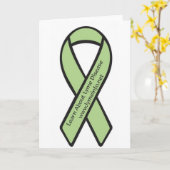 Leer over Lyme Ziekte Lege Notecard Kaart (Gele Bloem)