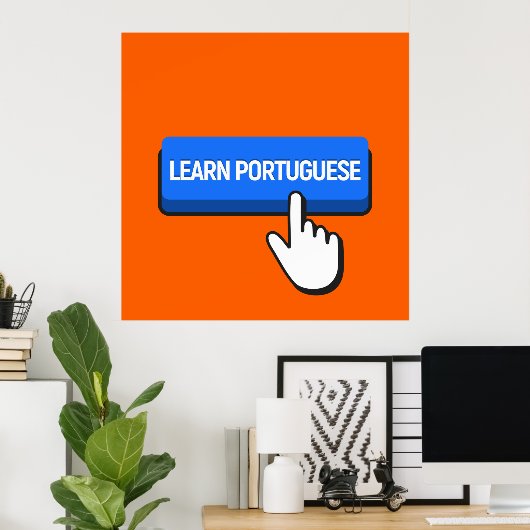Leer Portugees Poster (Thuiskantoor)