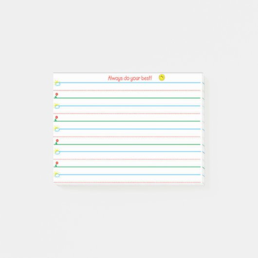 Leer Post-It-notitie schrijven Post-it® Notes (Voorkant)
