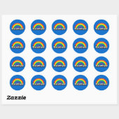 LEER PRICKEID RONDE STICKER (Vel)