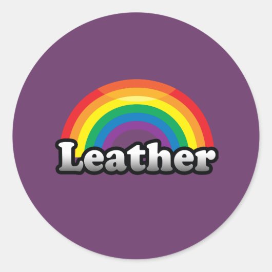 LEER PRIDE RONDE STICKER (Voorkant)
