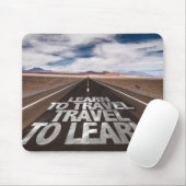 Leer reizen om te leren muismat (Met muis)