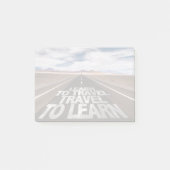 Leer reizen om te leren post-it® notes (Voorkant)