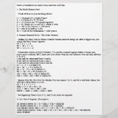 Leer Romeinse cijfers snel | educatieve flyers (Achterkant)