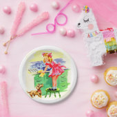 Leer Rover hoe de afwas moet worden afgewassen Papieren Bordje (Feest)