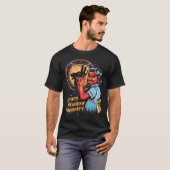 leer schaduw pupperty Witchcraft Grunge Emo Gothic T-shirt (Voorkant volledig)