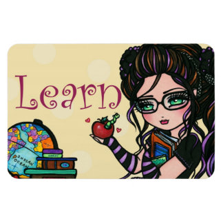 "Leer" Smartie Broek Meisje Originele Kunstmagneet Magneet