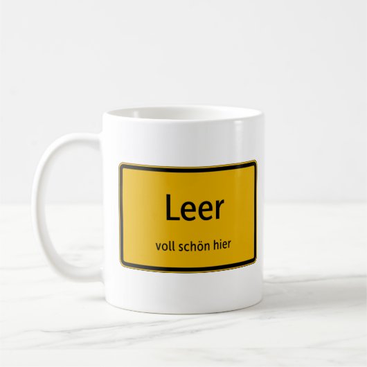 Leer Tasse Kaffeetasse Teetasse Koffiemok (Links)