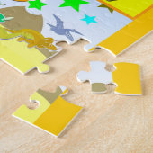 Leer uw ABC met Dinosauriërs A-Z-alfabet Legpuzzel (Zijkant)