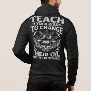 Leer uw kinderen hun olie conservatief te vervange hoodie