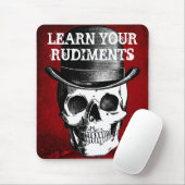 Leer UW RUDIMENTEN DRUMMER Muismat (Met muis)