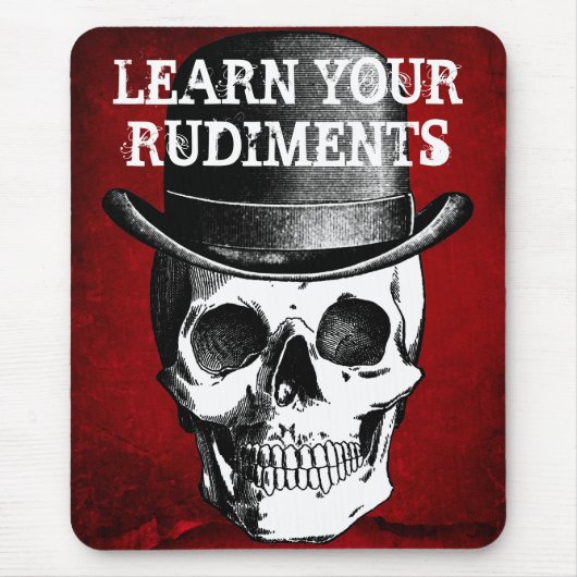 Leer UW RUDIMENTEN DRUMMER Muismat (Voorkant)