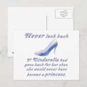 Leer van Cinderella's hoe Briefkaart (Voorkant / Achterkant)