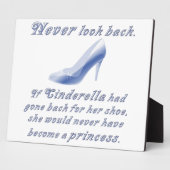 Leer van Cinderella's hoe Fotoplaat (Zijkant)