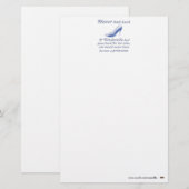 Leer van Cinderella's hoefijzer Briefpapier (Voorkant / Achterkant)
