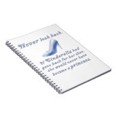 Leer van Cinderella's hoefijzer Notitieboek (Rechterzijde)