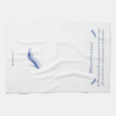 Leer van Cinderella's hoefijzer Theedoek (Horizontaal)