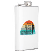 Leer van de Grind die Retro loopt houden Heupfles (Rechts)