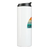 Leer van de Grind die Retro loopt houden Thermosbeker (Gedraaid links)