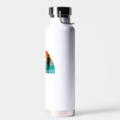 Leer van de Grind die Retro loopt houden Waterfles (Links)